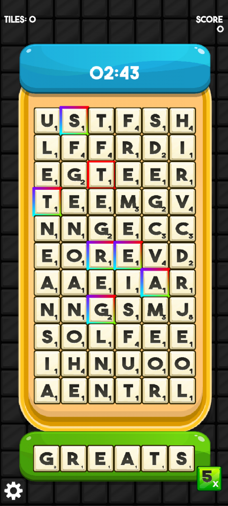 Zim's Word Game Time Attack Mode