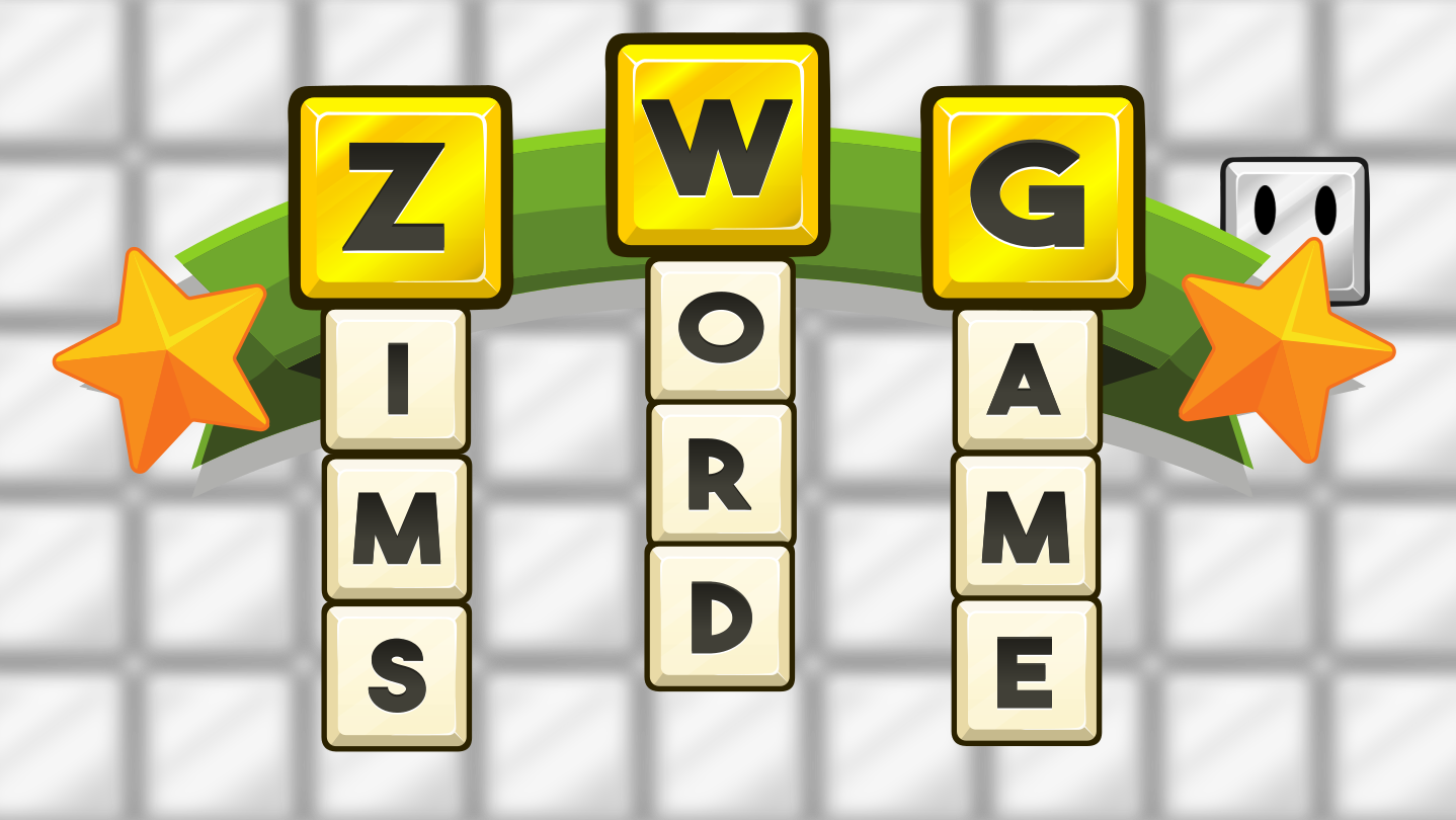 Zim's Word Game Header Logo